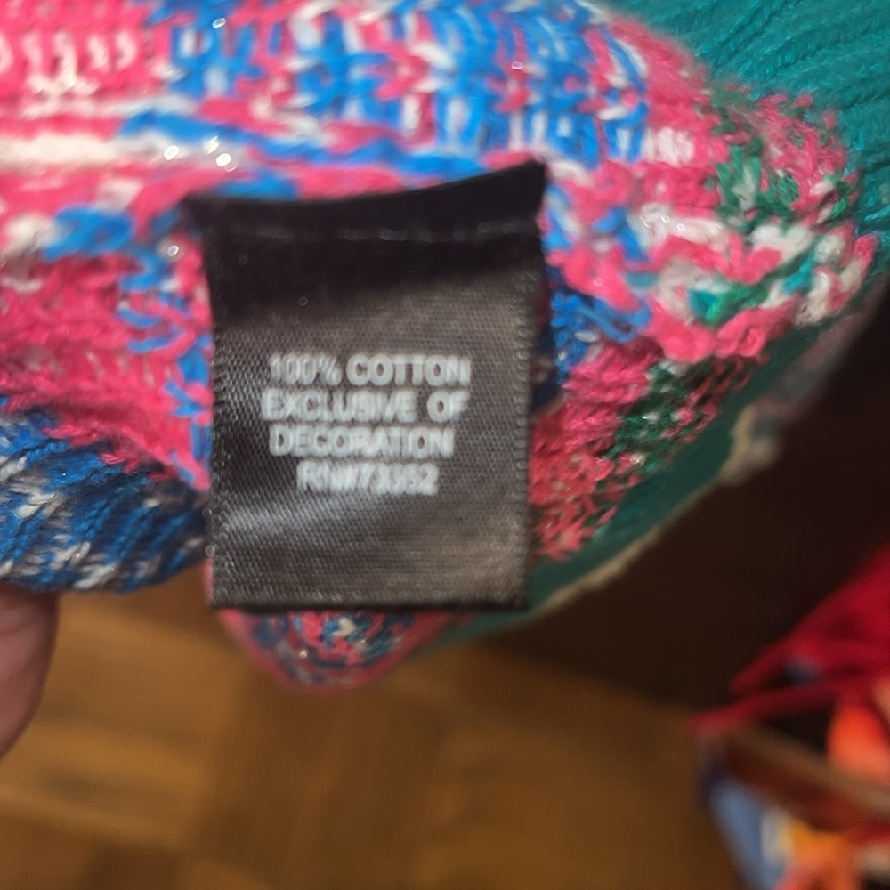 Blizzard Bay men’s ugly Christmas sweater featuring a 80s Holiday unicorn - Picture 7 of 10